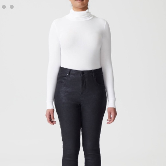 Universal Standard Tops - Universal Standard White Turtleneck Small